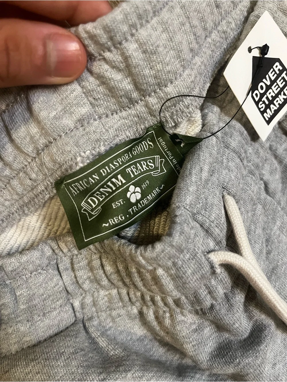 Brand New Denim tear Gray/White Shorts